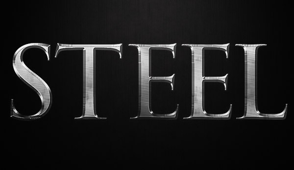 How to Create Steel Text Effect In Photoshop